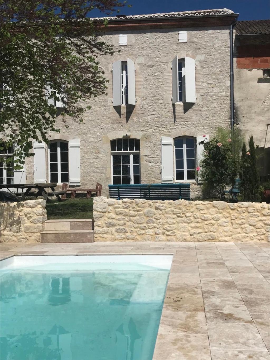 Le Gite Des Carmes Villa Lauzerte Eksteriør bilde